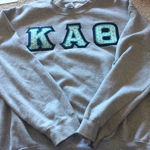 KAO grey sweatshirt size M kappa alpha theta